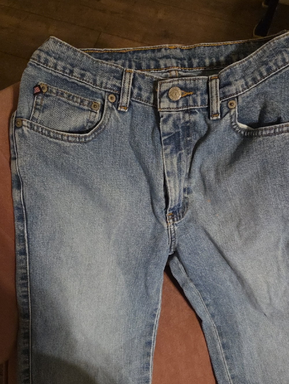 Ralph Lauren Light Blue Wide Leg Jeans